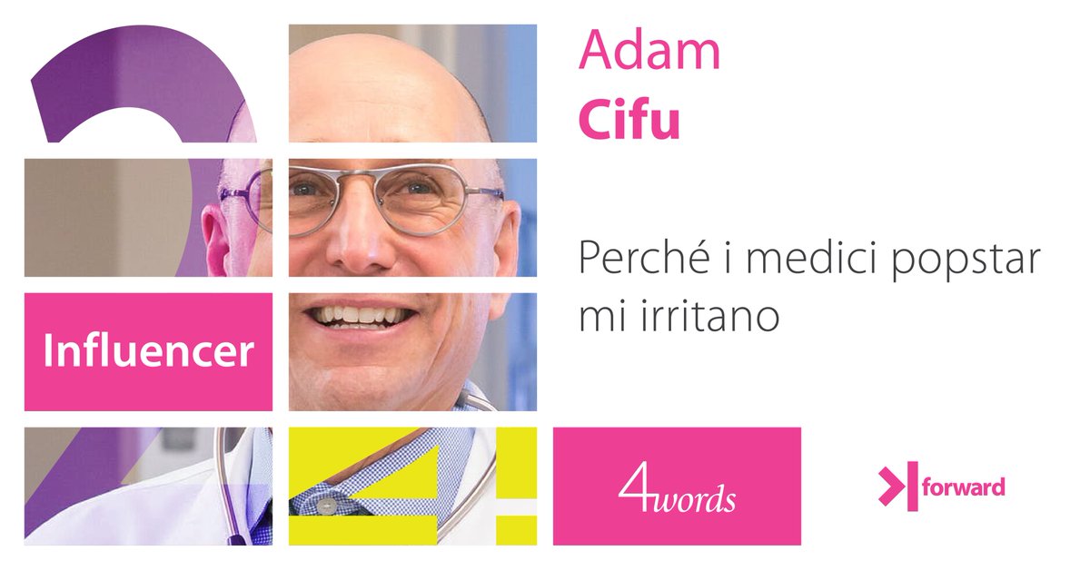 🗓️ 14 maggio 2024, Roma Quest'anno a #4words24 sarà con noi @adamcifu: aprirà il pomeriggio con una relazione sul perché i medici popstar lo irritano. Siamo sicuri che varrà la pena ascoltarlo! 👉 Guarda il programma, conosci i relatori e iscriviti: bit.ly/3SyOf5h