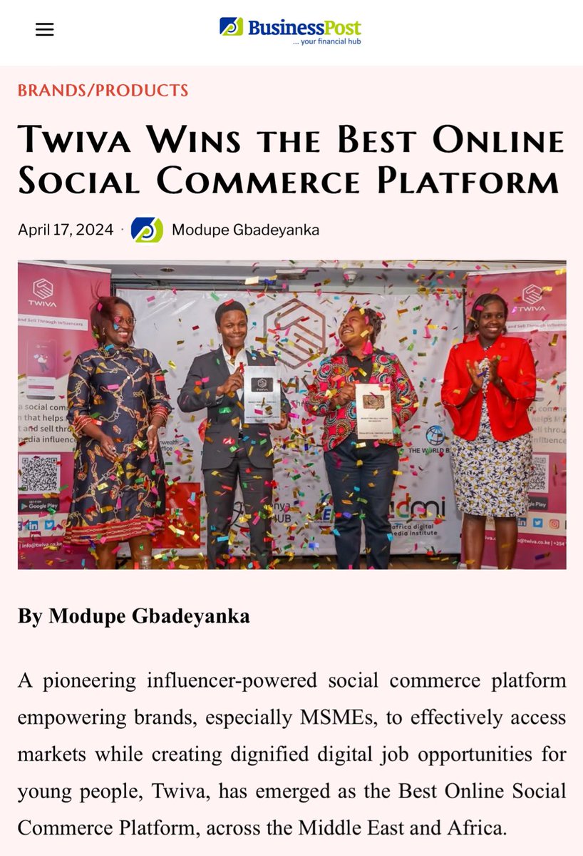 The Twende Digital Program is transforming Kenya's SME landscape! This collaborative effort by Twiva and KEPSA aims to boost digital skills among SMEs and generate employment for over 2000 young Kenyans by June 2025. Social Commerce #EarnWithTwiva @twiva_ltd