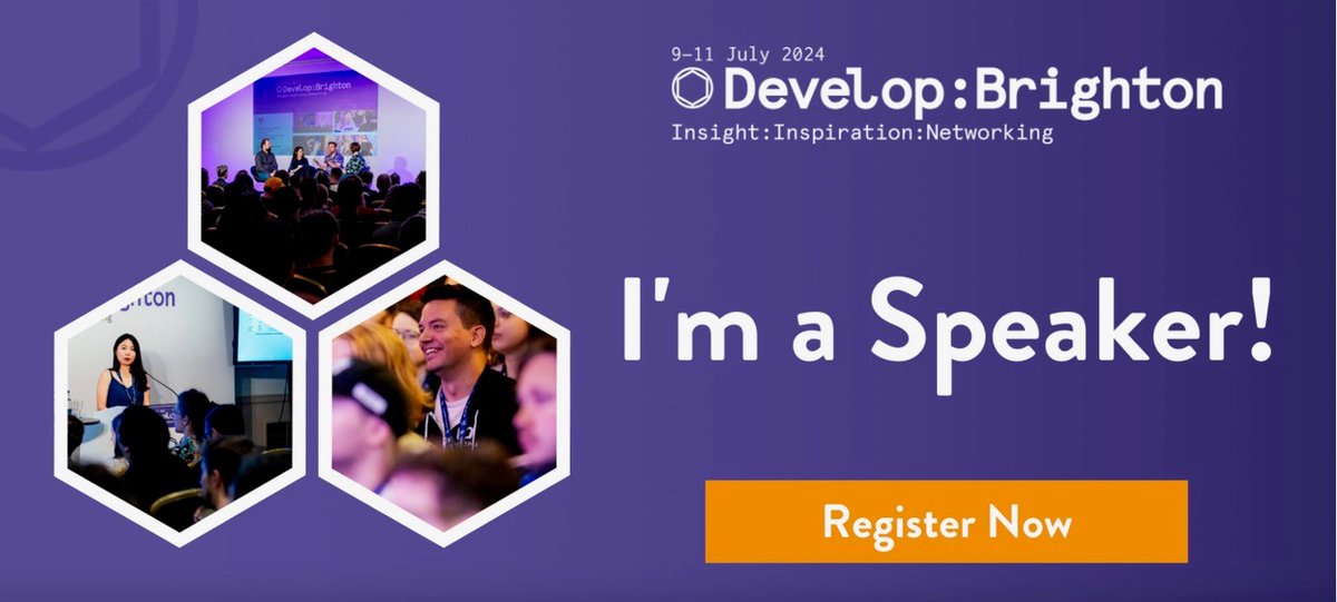 Develop:Brighton has kindly/foolishly allowed me to speak for a third year. 

Mine are not your typical talks: lots of industry guests sharing their expert advice on a central topic. This year: surviving 2024.

Full program here: developconference.com/conference-pro…

#ImASpeaker #DevelopConf