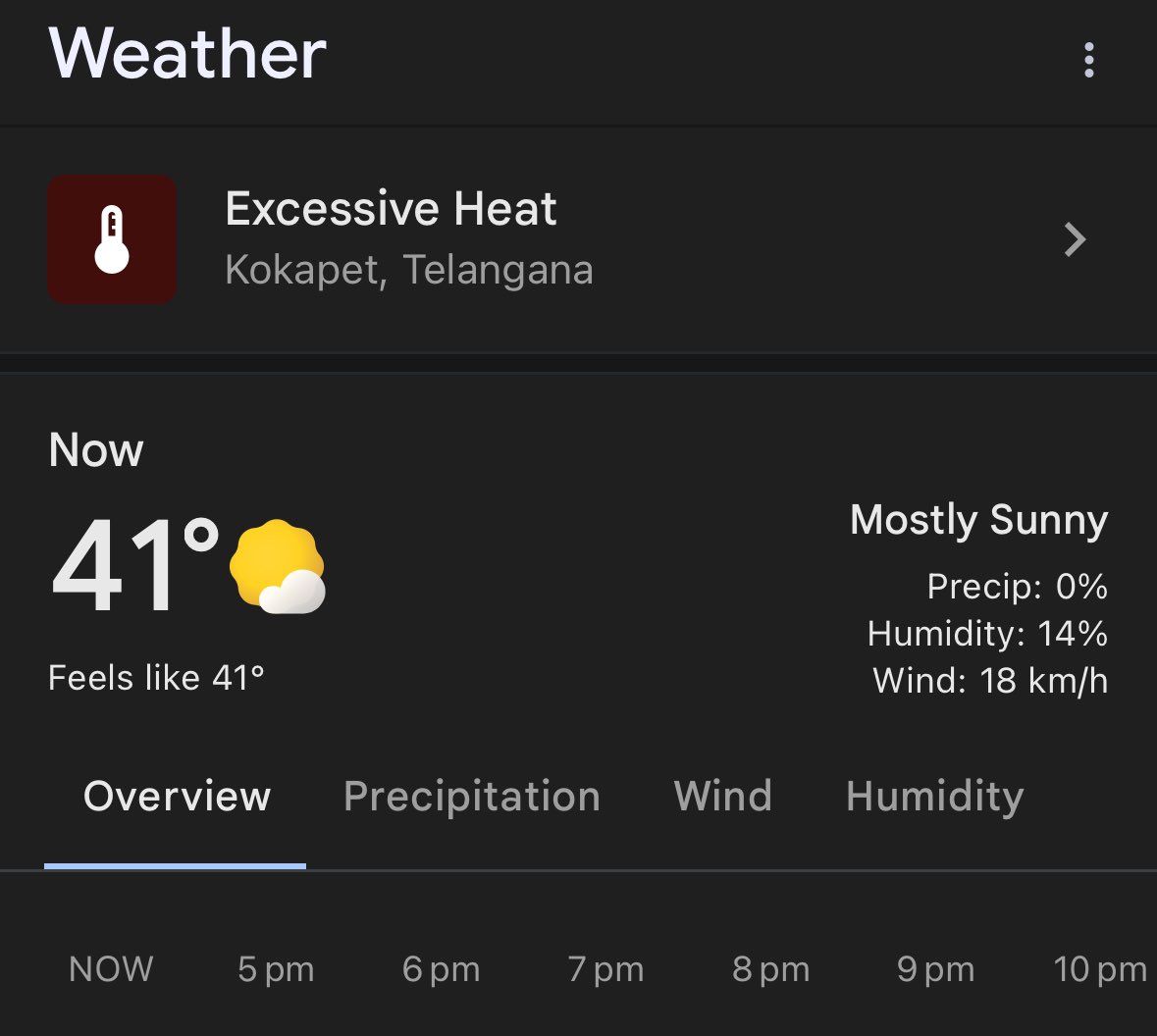 People tweeting 32º screenshots and saying it’s boiling. Meanwhile here in Hyderabad 🌞☀️ How’s the weather in your city?