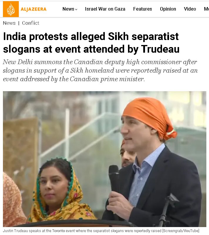 Why is Canada PM @JustinTrudeau willing to align with Khalistani elements, jeopardizing relations with India? Slogans advocating Khalistan in Canada underscore a concerning tolerance for extremism, which could harm India-Canada relations. #Khalistan #IndiaCanadaRelations