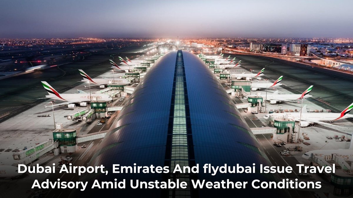 For passenger safety, Dubai Airport, Emirates Airline, and flydubai have issued travel advice regarding the unstable weather conditions.

discover-dubai.ae/general-info/7…

 #flydubai #flydubaiairlines #emiratesairline #emiratesflight #emirates #EK #travelupdates #flightupdates #EKupdates