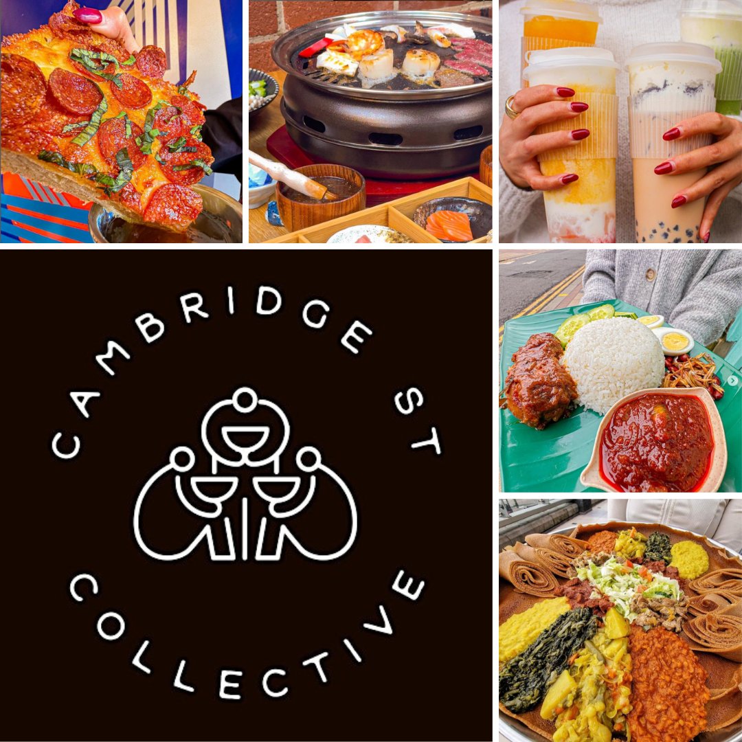 Five more Cambridge Street Collective vendors announced!! Mouth = watering 🤤 🍕 Michies Pizza 🍛 Penang Little 🧋 Tiny Shop 🍣 Kyoyu Grill 🍲 House of Habesha