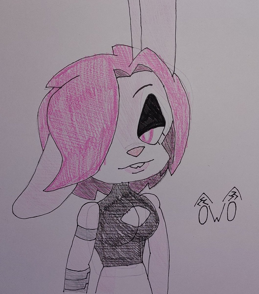 Gunny Bunny Cherry Lee belongs to @WonderWaffle93 #fanart #ocfanart #bunny #bunnygirl #bunnyoc #cyborg