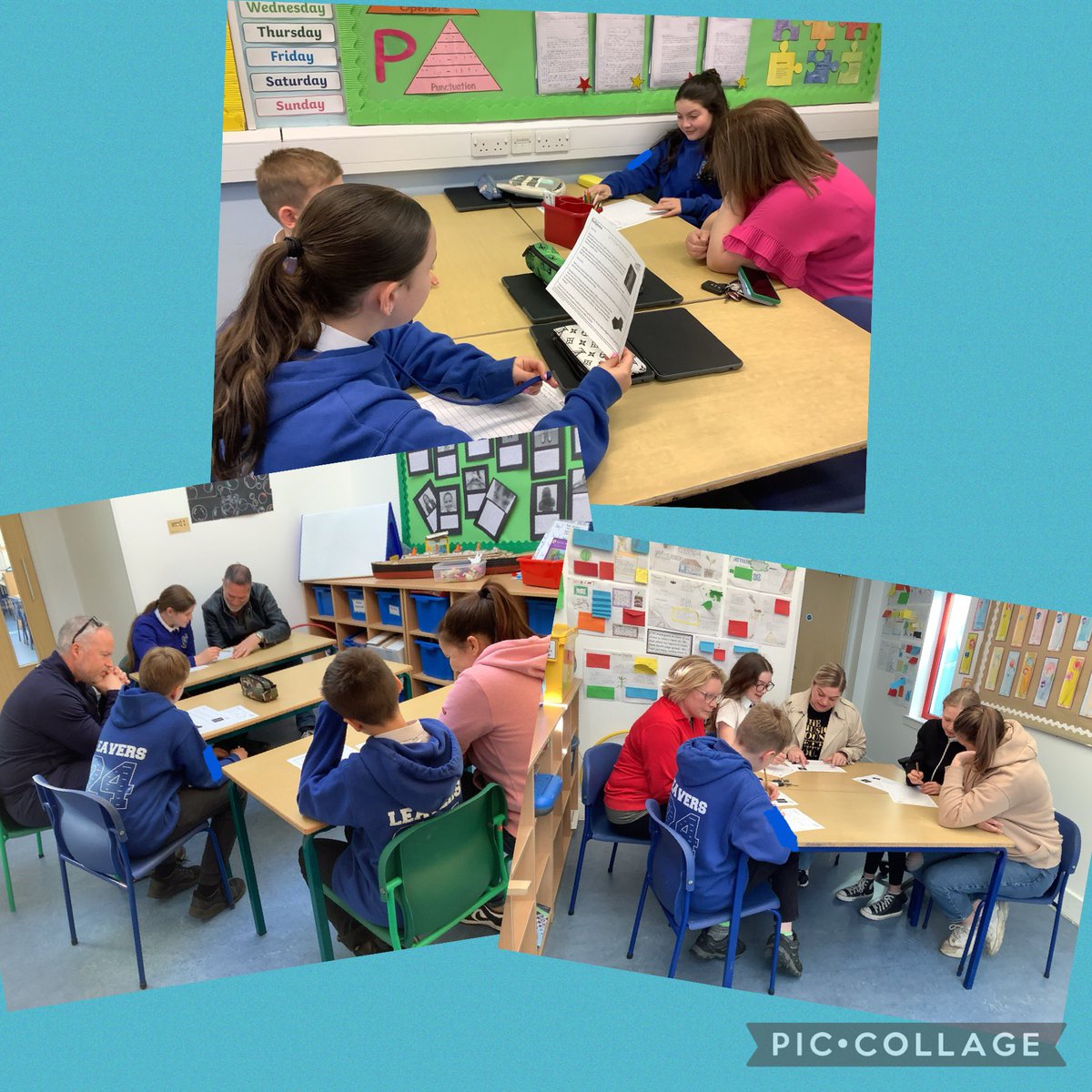 We did a ‘Spot the Silly Word’ #ShortRead this morning with our parents during our #ShareTheLearning time. #ReflectiveReading #Literacy #Reader #Recorder #P7Team @anneglennie 😊