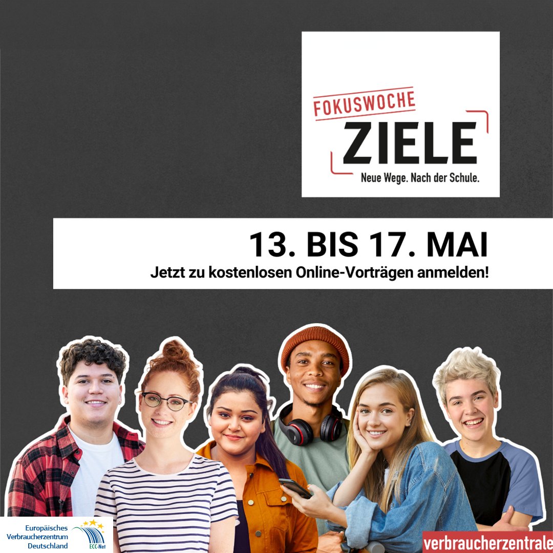 Europäisches Verbraucherzentrum Deutschland (@evz_deutschland) on Twitter photo Nach der Schule ins Ausland? 😎🌍
Wir geben Tipps zur Vorbereitung von Auslandsaufenthalten (in Kooperation mit <a href="/VZRLP/">Verbraucherzentrale Rheinland-Pfalz e.V.</a>)
Jetzt kostenlos für Online-Vorträge anmelden:
- am 13. Mai 2024, 17 bis 18 Uhr
- am 16. Mai 2024, 10 bis 11 Uhr
➡️verbraucherzentrale.de/reise-mobilita…
#fokuswocheziele Nach der Schule ins Ausland? 😎🌍
Wir geben Tipps zur Vorbereitung von Auslandsaufenthalten (in Kooperation mit <a href="/VZRLP/">Verbraucherzentrale Rheinland-Pfalz e.V.</a>)
Jetzt kostenlos für Online-Vorträge anmelden:
- am 13. Mai 2024, 17 bis 18 Uhr
- am 16. Mai 2024, 10 bis 11 Uhr
➡️verbraucherzentrale.de/reise-mobilita…
#fokuswocheziele