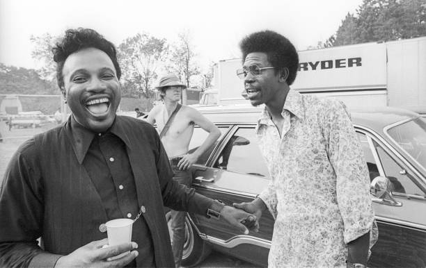 Otis Rush and Luther Allison, 1970. 
📷 Tom Copi
