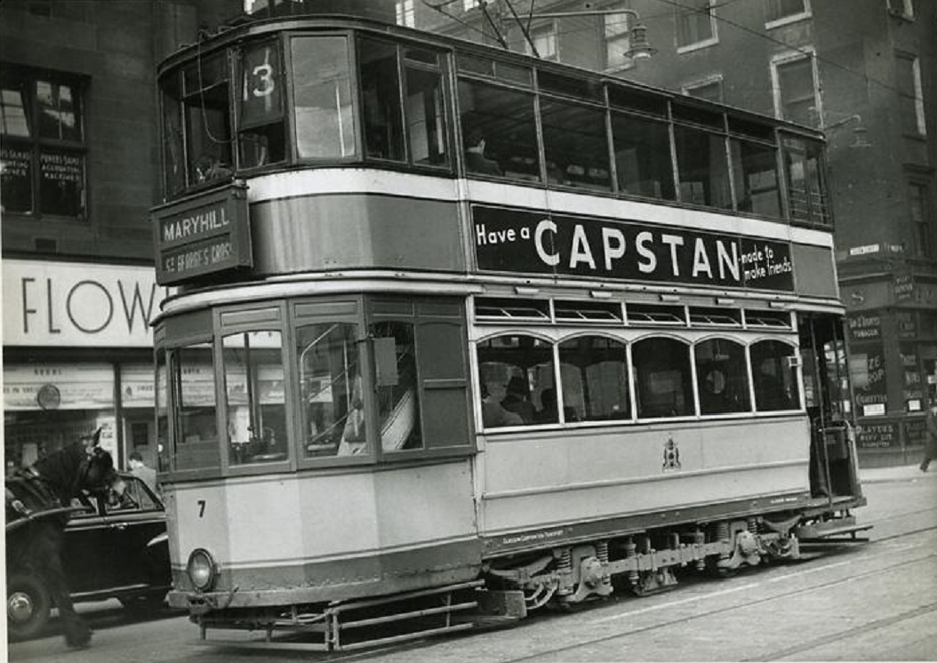 George Square, #Glasgow 1958. (Scottish Motor Museum)