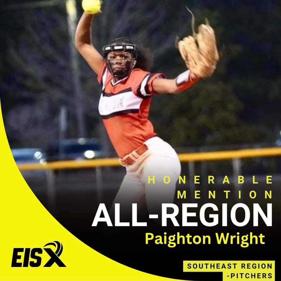 I am honored to be recognized as an Honorable Mention for the Southeast Region Extra Innings softball. @ExtraInningSB @firecrackers_al @NCATSOFTBALL @AJDaugherty1 @DukeCoachYoung @UACoachMurphy @KaylaBraud1 @Coach_Ricketts @MrCoachTbratt @CoachZacShaw @tarynemckinney