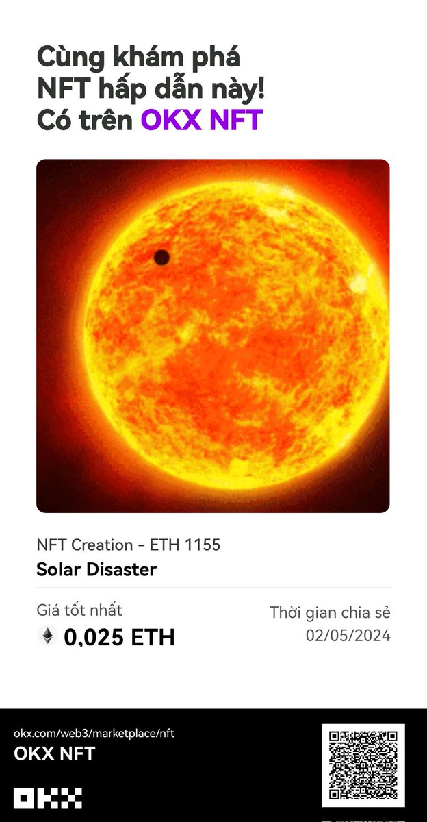 Solar Disaster
TPO - The Sun has just attacked Earth with the strongest
geomagnetic storm on the planet. The massive storm
occurred after an eruption from an extremely rare 'double'
X-class flare that disturbed the Earth's magnetic field.#OKX #OKXWeb3 #OKXWallet #NFT