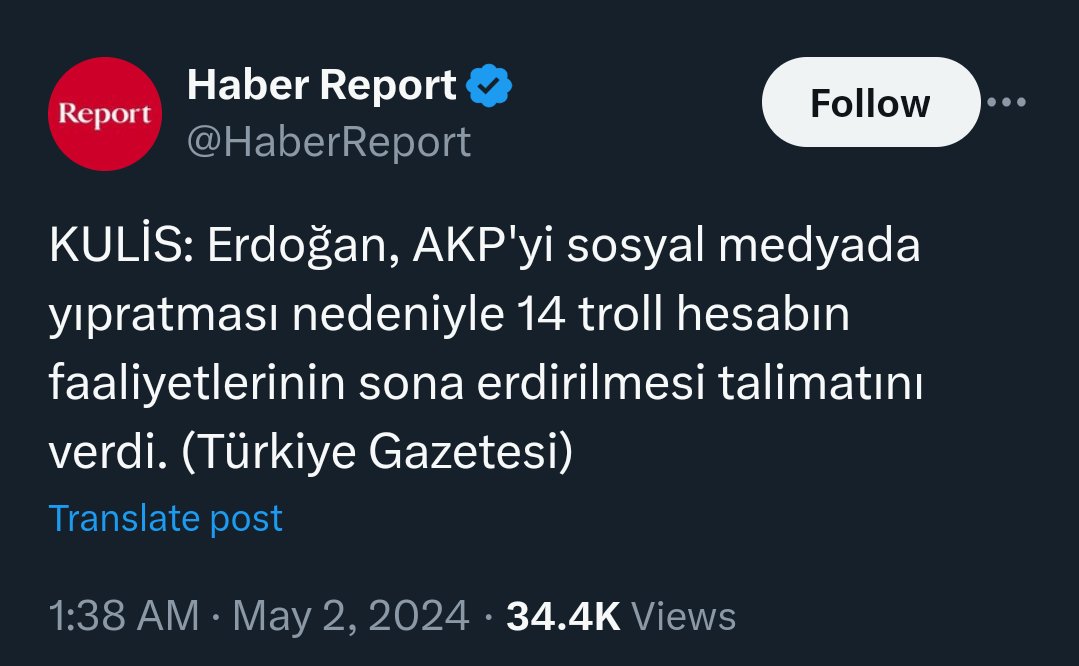 Erdoğan açısından şimdiye kadarki en büyük geri adımı budur denebilir. Bu yapılan; artık büyünün bozulduğunu ve algı faaliyetlerinin etkisini kaybettiğini gösteriyor. Aynı zamanda yıkılış trendine giren ucube rejimin ölüm habercisi olarak değerlendirilebilir.