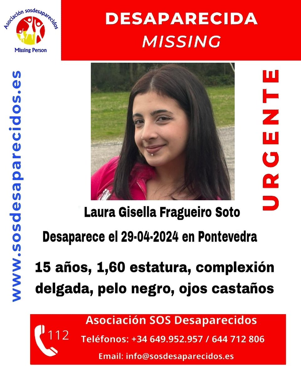 🆘 DESAPARECIDA
#Desaparecidos #sosdesaparecidos #Missing #España #Pontevedra
Fuente: sosdesaparecidos
Síguenos @sosdesaparecido