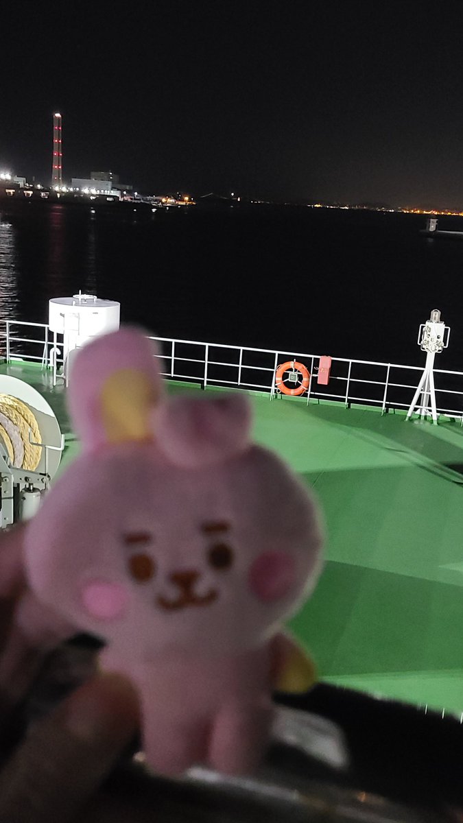 Cooky's first ferry trip🥰