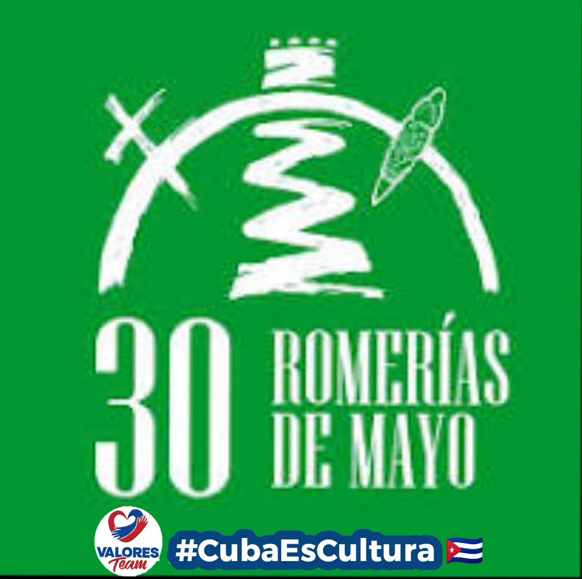 🗣 #CubaEsCultura 🇨🇺 Las Romerías de Mayo celebrará 3️⃣0️⃣ años. 👉 Holguín se convertirá en capital mundial del arte joven con el Festival Mundial de Juventudes Artísticas que organiza la @ahsjovenescuba 🇨🇺. 🎉 Felicidades para los velerosos 👩👨@romeriasdemayo 🎉 #ValoresTeam 🕊