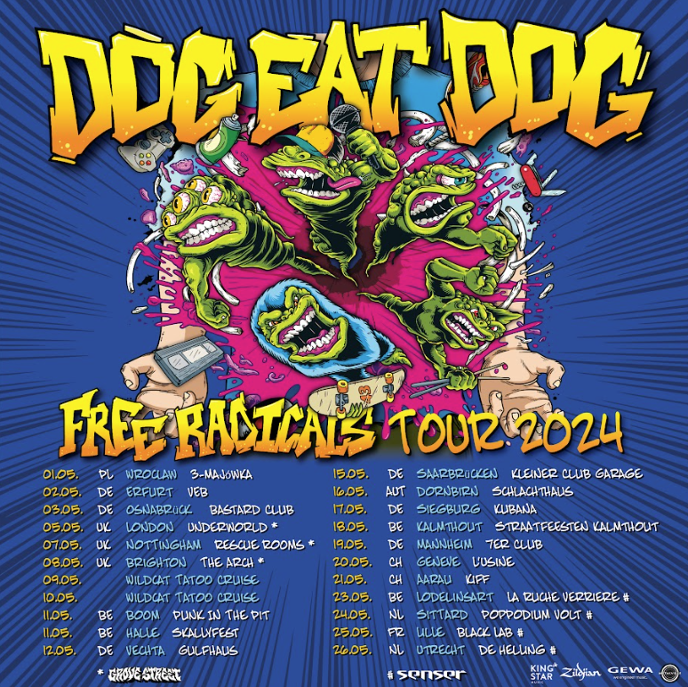 Dog Eat Dog, Grove Street and Crostpaths are heading to Brighton, London and Nottingham next week! Don't delay, book your tickets now 🐶 🎫 > bit.ly/44n6lLC