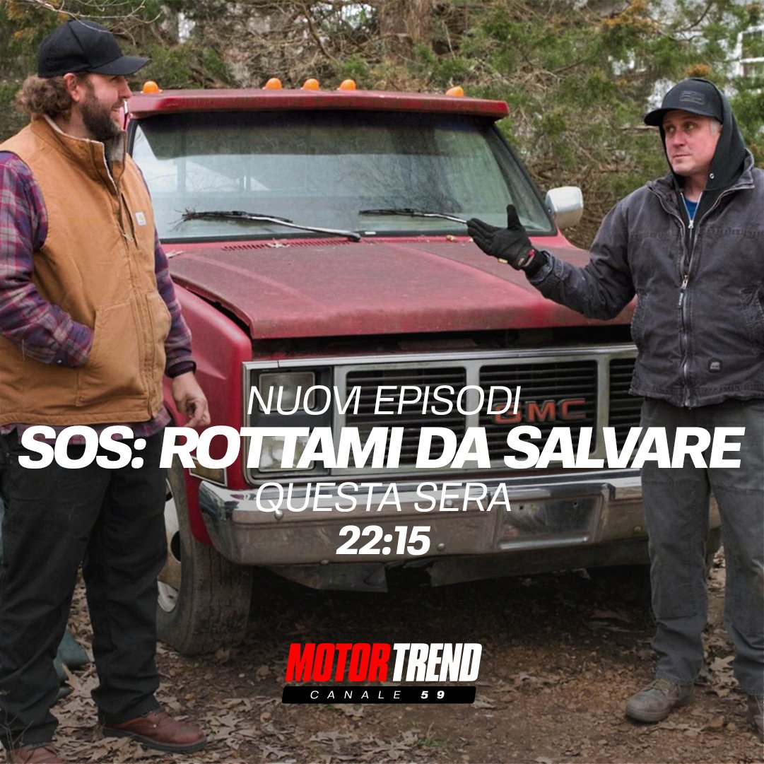 Nelle campagne del Kentucky, Derek e Dave scoprono un vecchio furgone. Cosa ci combineranno? 🛠 

Scopritelo nella prossima puntata di #SOS: #RottamiDaSalvare - questa sera alle 22:15 in prima TV su #MotorTrend, canale 59