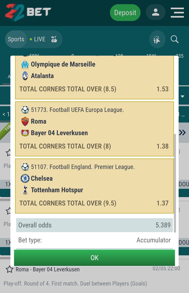 5 Odds on 22bet Code: BG7GA ⚽ 💚 Sign up & receive 200% Welcome Bonus 👇 NG bit.ly/36HFyzU GH cutt.ly/bKMCN85 @sportingking365 @woozzaabets @BettingTipsMan @LouieDi13 @TheLockTips @HouseOfAmbers @FreshBossTips