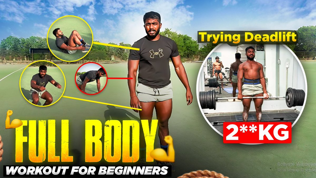 Vlog Out 🔥🔥🔥 Best Exercise for Beginners at Home Watch on YouTube 🔥🙏💪 youtu.be/YT7stB2b93s?si…