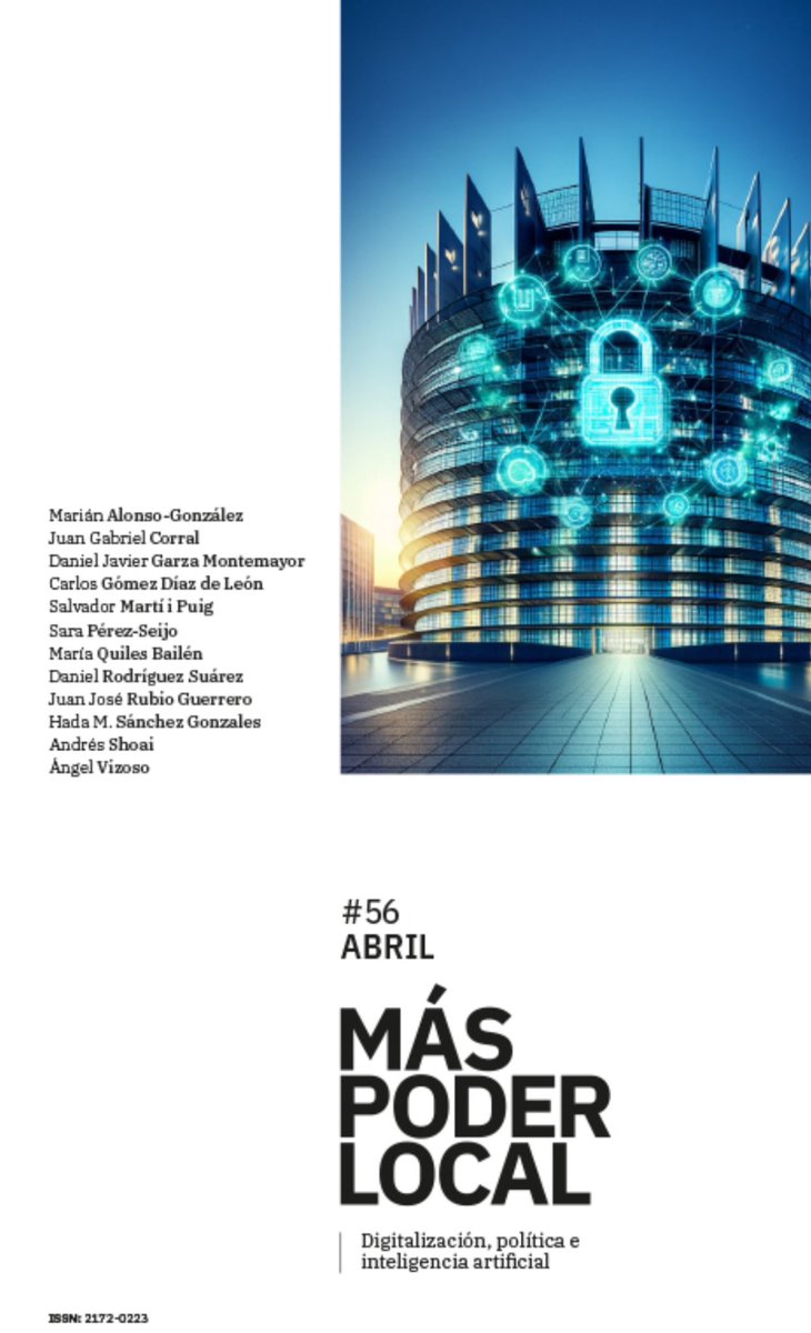 Hemos publicado online un nuevo número de <a href="/MasPoderLocal/">Más Poder Local</a> sobre “Digitalización, política e inteligencia artificial”.
Accede por acá: maspoderlocal.com/index.php/mpl
<a href="/ALICE_compol/">ALICE | Comunicación Política</a> #compol