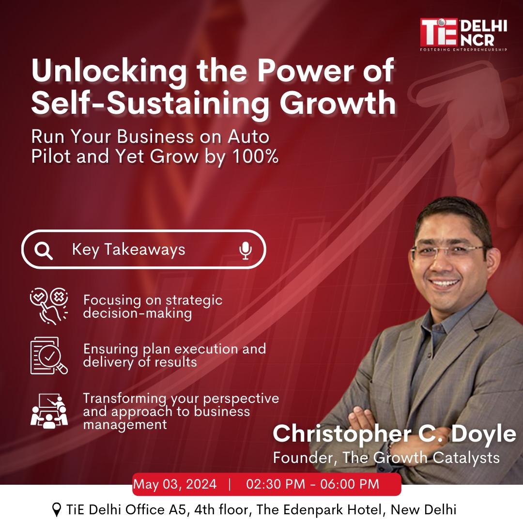 Step into the new era: Work smarter to overcome challenges and achieve unprecedented success. Your business can thrive with unstoppable growth and seamless efficiency, leading the way in future management. Register: events.tie.org/masterclass-gr…