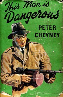 Take a look at me. My name's Lemmy Caution by rights but I got so many aliases that sometimes I don't know if I’m John Doe or it’s Thursday.

This Man Is Dangerous
Peter Cheyney 1936

#BookologyThursday #noir  #NoirWhispers 

Cover art: 1st Edition William Collins