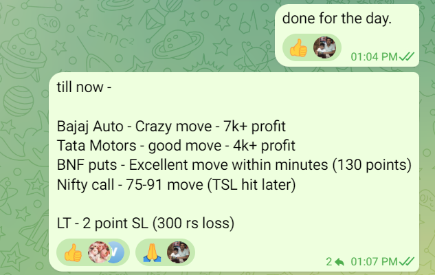 Overall summary of trades analysed today. 

#NiftyBank #Nifty #stockmarkets #StockMarket