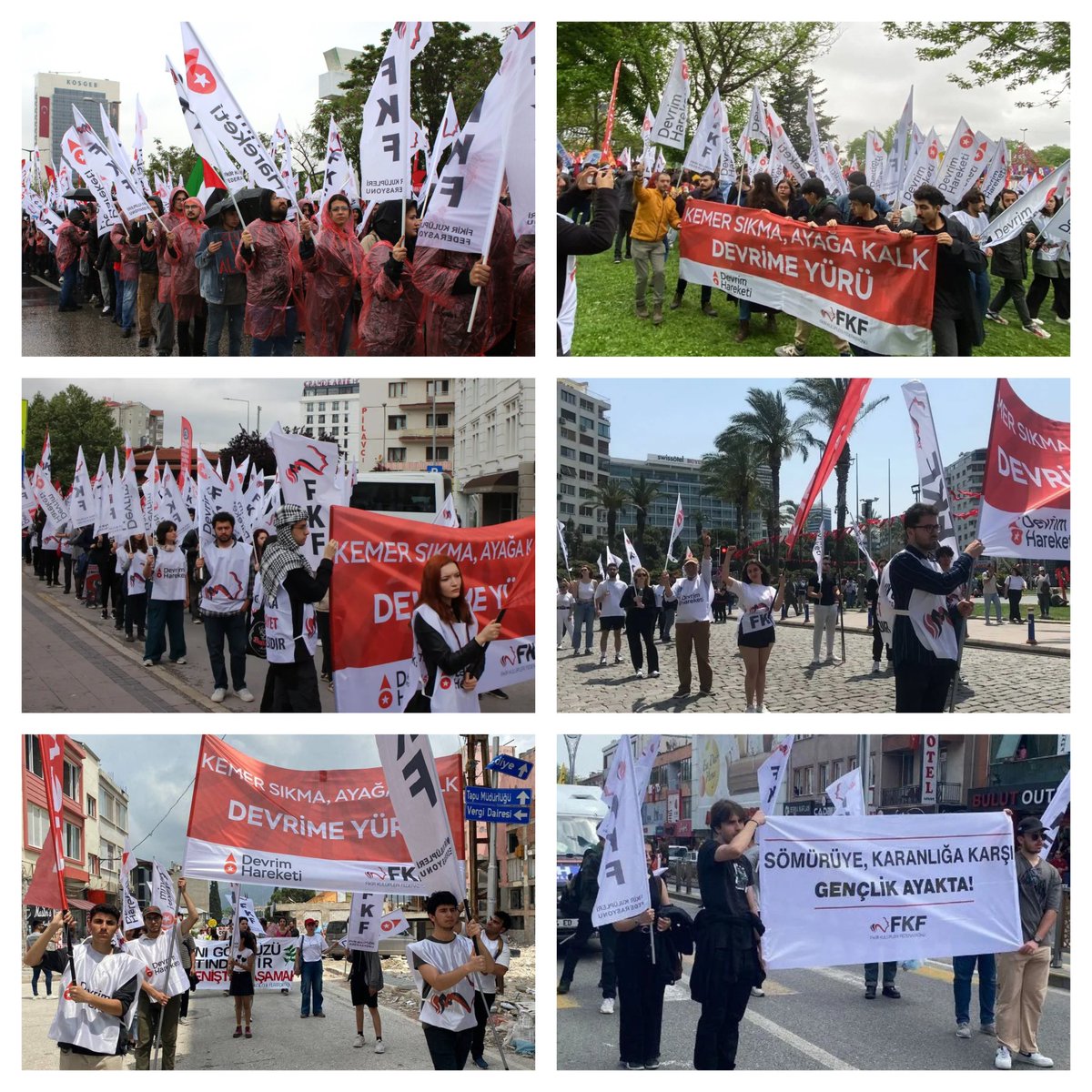 Sömürüye, karanlığa karşı Gençlik Ayakta! 1 Mayıs'ta alanlardaydık! Ankara, İstanbul, İzmir, Eskişehir, Hatay-Samandağ ve Erzincan #1Mayıs #1Mayıs2024