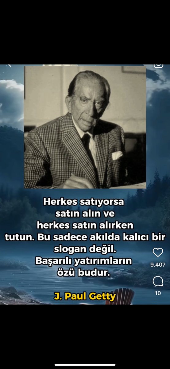 J. Paul Getty nin bu lafını unutmayın 

Nokta …..