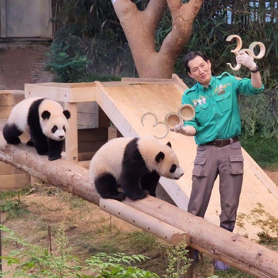 Two Ruihui princesses celebrate their 300-day birthday with a special bamboo gift from their grandfather 🫶
เจ้าหญิงรุ่ยฮุยสองคนฉลองวันเกิดครบรอบ 300 วันด้วยของขวัญไม้ไผ่สุดพิเศษจากปู่ของพวกเขา🫶