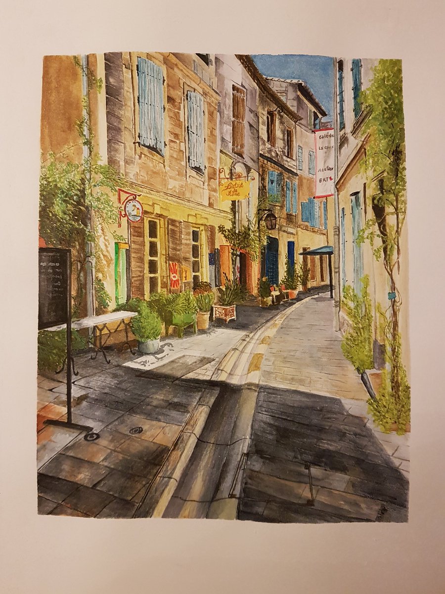 #Facebook reminds me I made this #watercolor 5 yrs ago #SaintRemy #Provence #France #watercolour #watercolorpainting #painting #goodmemories #art #arte #arts #artshare #artwork #ArtistOnTwitter #ArtistOnX