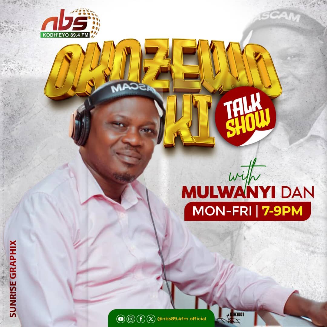 NEVER MISS #OKOZEWOKI -Talk Show | Mulwanyi Dan.
07PM-09PM. MON-FRI.
onlineradiobox.com/ug/nbs894/
studio line 0752894890
