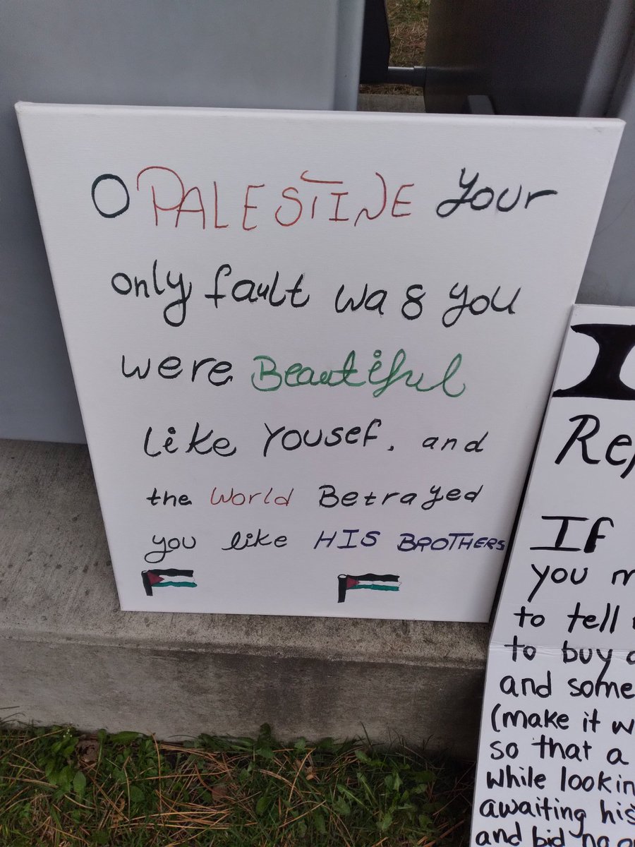 I attended the peaceful and loving University of Ottawa 'divest from genocide' encampment last night. People ate, chatted, studied, and chanted. The hateful lies spread by MPs about these gatherings are the real shame. No more racist Big Lies.