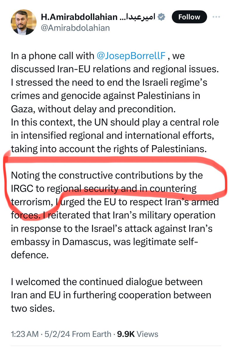 The language is identical to their whitewashers here on the U.S. soil such as @hmousavian and @tparsi, protecting a criminal regime and #IRGCterrorists in the name of peace and dialogue. Shame on @princetonian for protecting Mousavian #FireMousavian