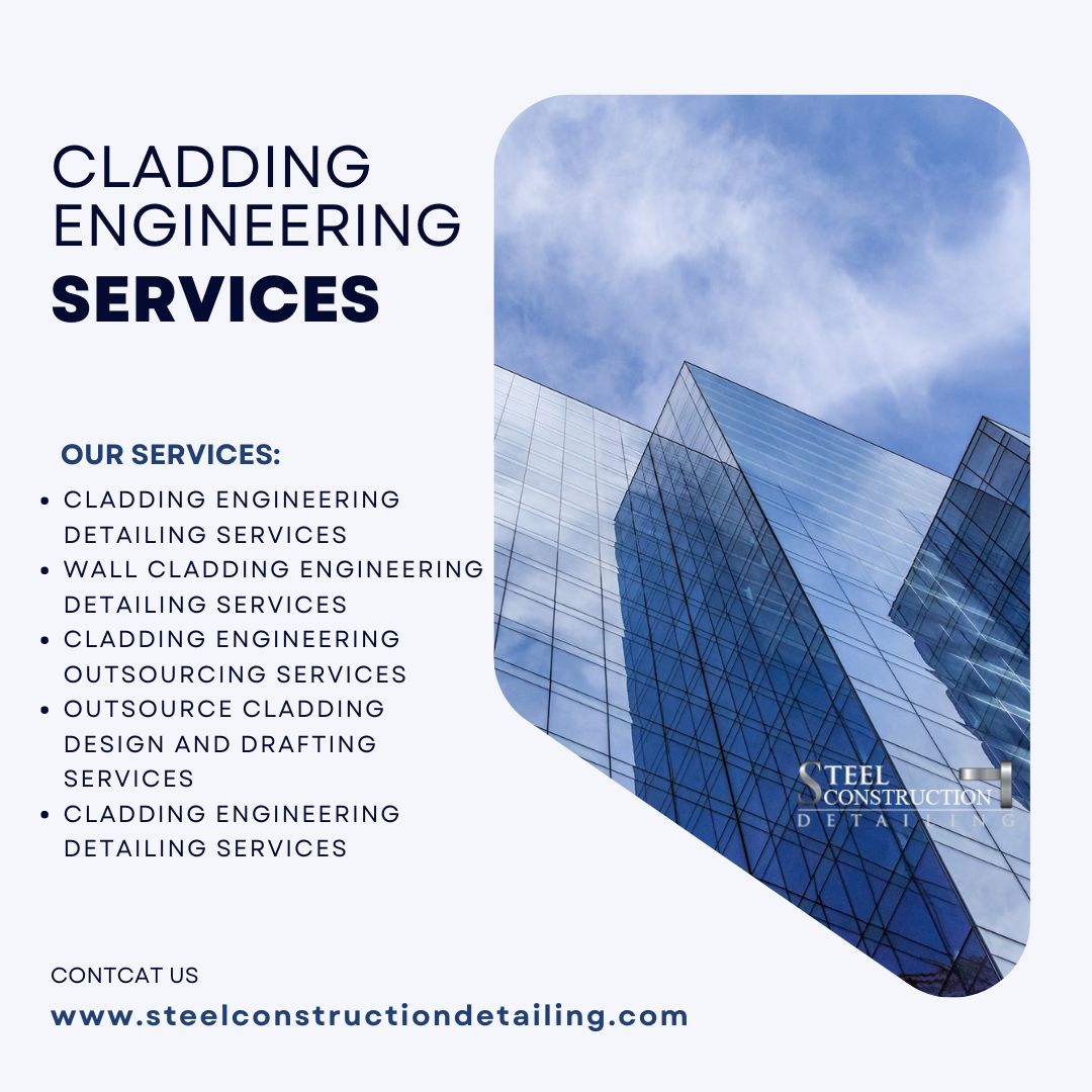 Are you looking for expert #claddingengineeringservices that marry innovation with precision? Look no further than #SteelConstructionDetailing. We are your trusted partner for all cladding needs in #LosAngeles, #USA.

Url: bit.ly/3PfQZlV