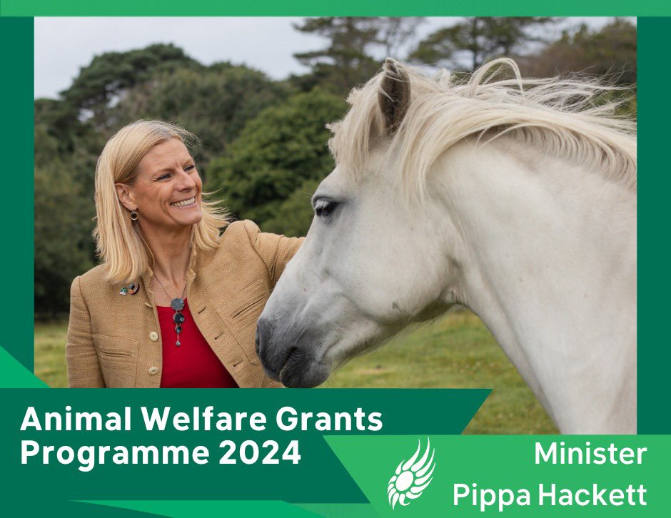 Animal Welfare Grants 2024 I pushed for doubling of funding for animal welfare charities during Government negotiations. Delighted we have surpassed this as keenly aware of the important work by registered animal welfare charities. Apply for 2024 funding tinyurl.com/yzvamnd3