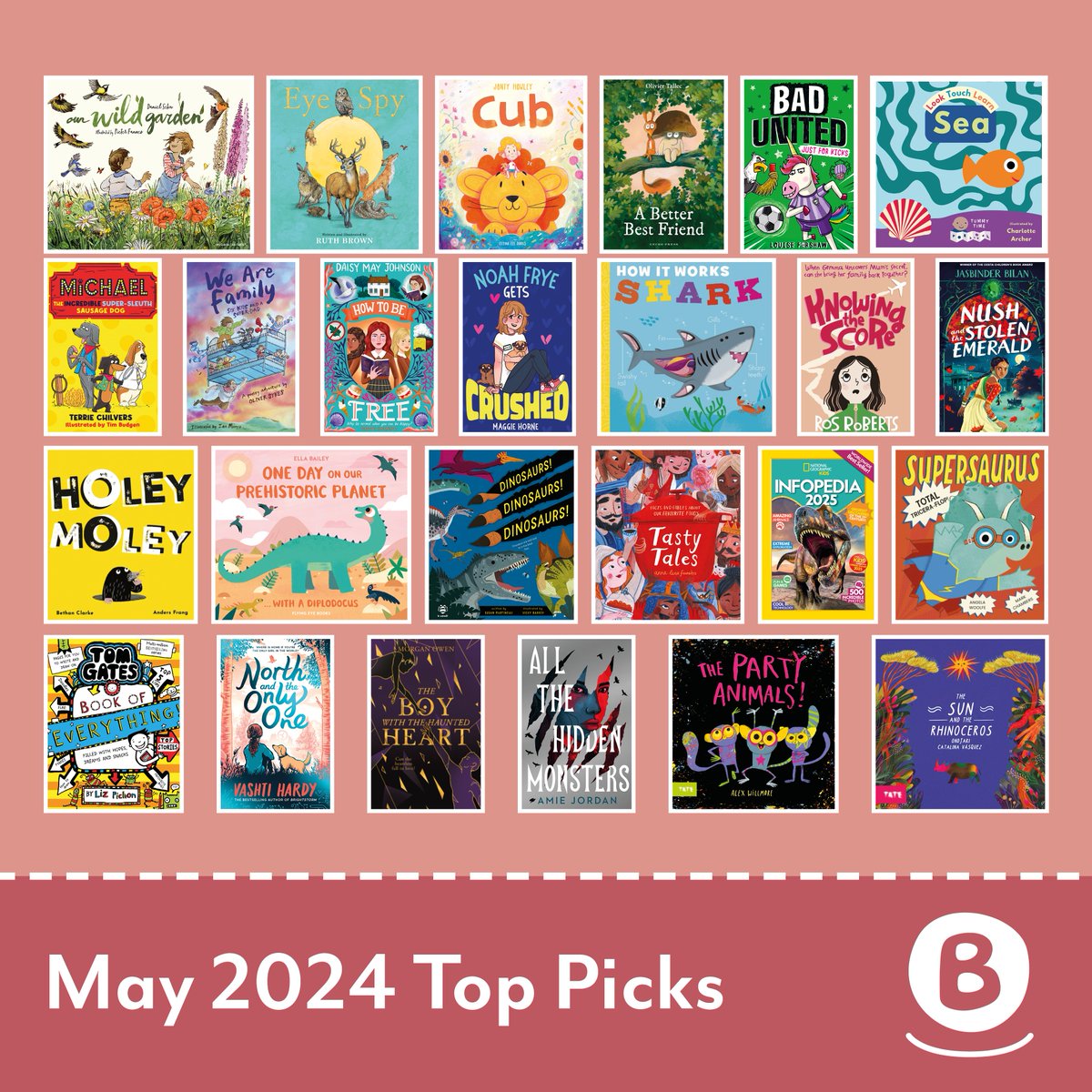 It is MAY!!!! Here are the Top Picks. Lots of beautiful books to get excited about. If you want to know more then please get in touch with your Bounce Rep. #ChooseBookshops