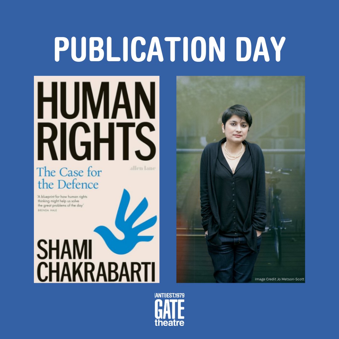 It’s Publication Day for the head of our board, Shami Chakrabarti’s new book ‘Human Rights: A case for the defence.’ @CaseForDefence Available at all bookshops! Access to the arts and culture is human right and we are proud that Shami is championing this. Remember to vote!