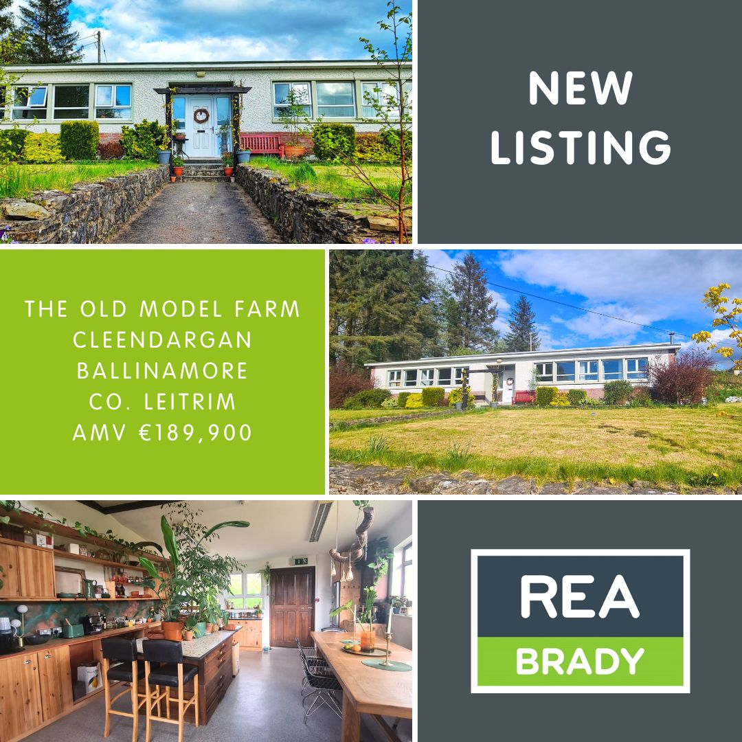 📣New Property on the Market in Ballinamore📣
🏡The Old Model Farm, Cleendargan, Ballinamore, Co. Leitrim
💚AMV €189,900 - BER D1
💚4 Bed Bungalow
Contact Celia to book a viewing of this property on ☎ 071 9622444 and check out the full listing on our website.
#reabradyestate