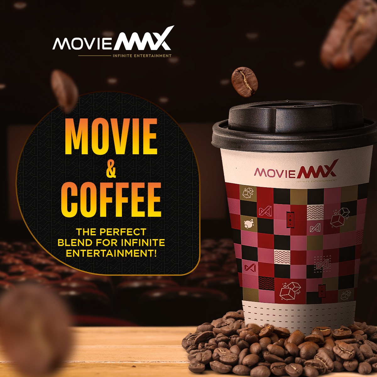 Movies and coffee, are the perfect blend of infinite entertainment! ☕️ Sip a cup of #MovieMax coffee and dive into a world of cinematic wonders. Every film is a new adventure waiting to unfold. 
.
.
#CoffeeAndMovies #MovieMaxFood #Cafe #MovieMaxCafe #MovieMaxCoffee #CoffeeLove