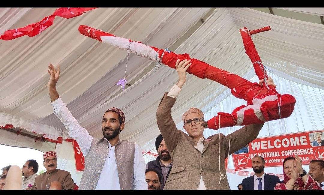 Pic of the day @OmarAbdullah
#HalhiHalhai 
#NationalConference 
#ParliamentElection2024 
#JammuAndKashmir 
#ladakh
@JKNC_