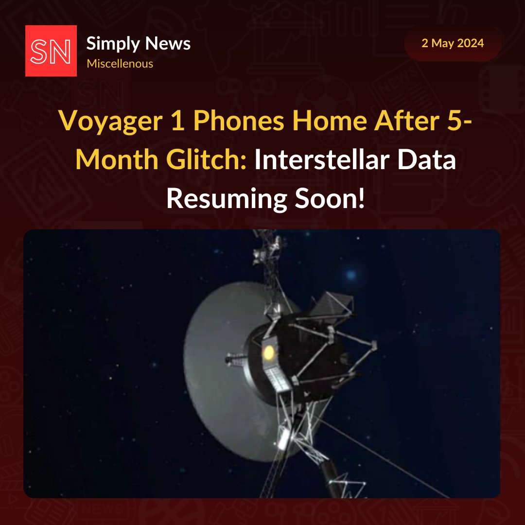 #India #SimplyHaiku #30SecondNews #SimplyNews #AudioNews #ShortNews #StayInformed #voyager #space