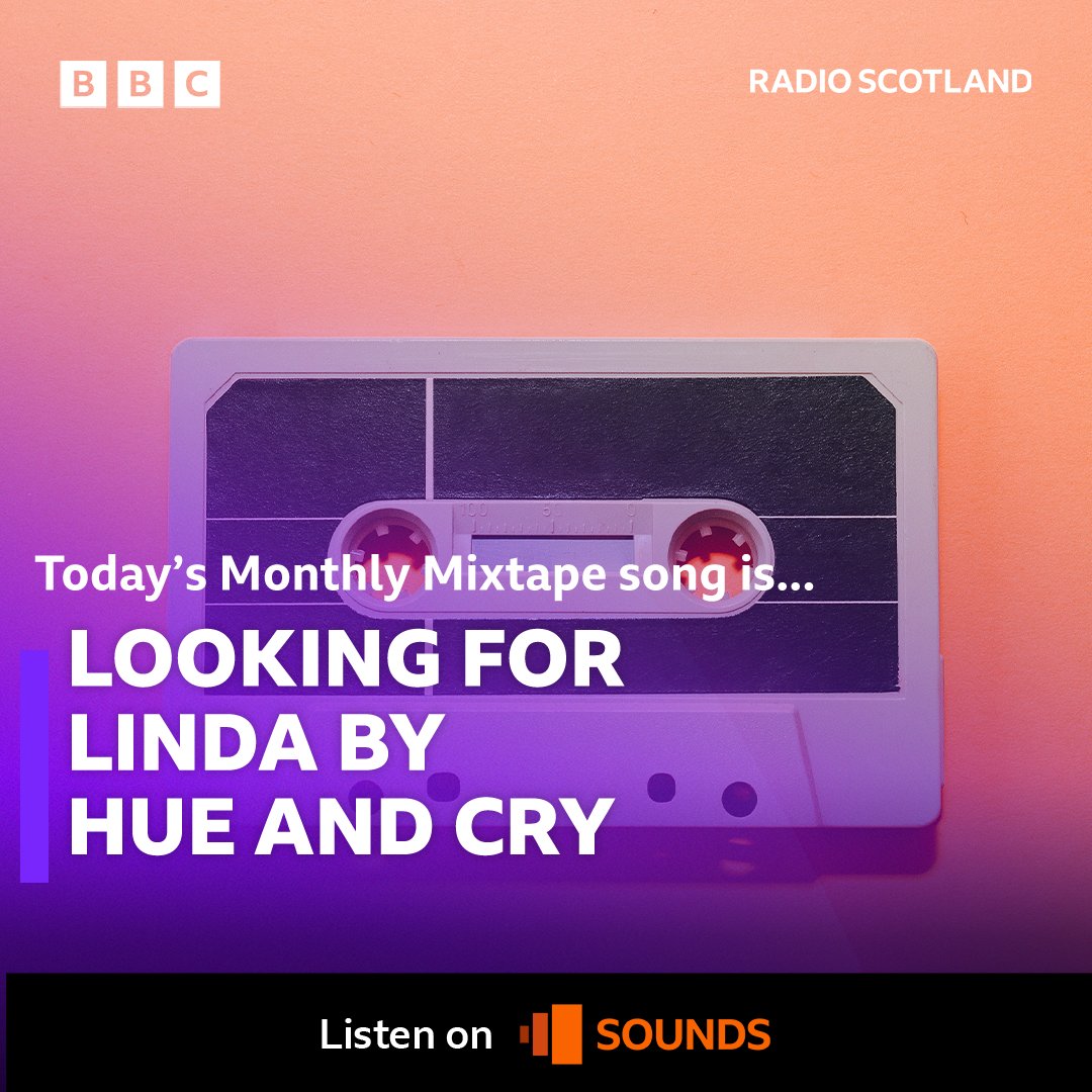 For the Afternoon Show's #MonthlyMixtape @GrantStottOnAir has gone for Looking For Linda by Hue and Cry - over to you...we want your suggestions for a song with a connection to follow! Any song, any connection! 🤩