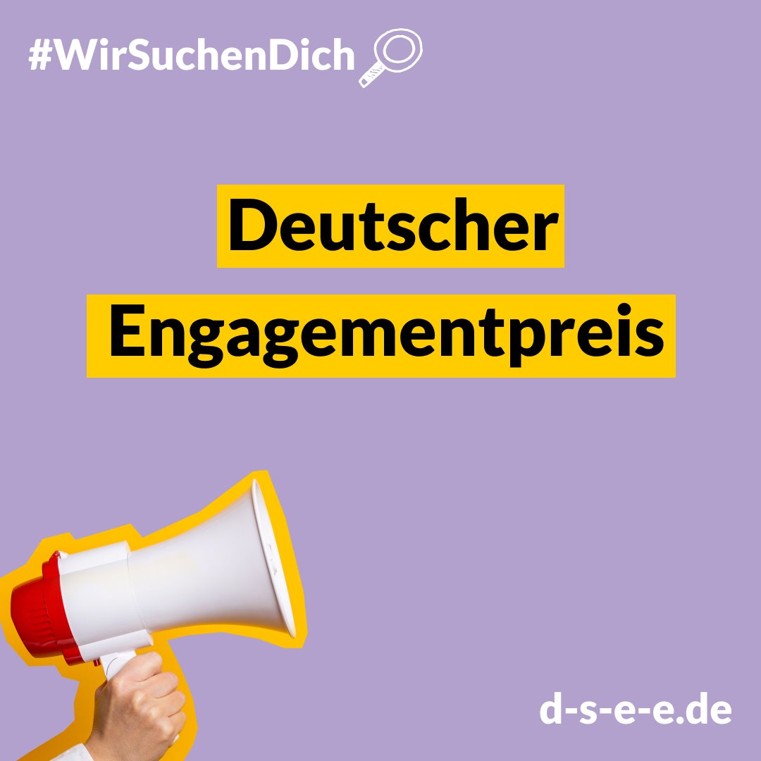 📢 #Jobs! Für die Ausrichtung des Deutschen Engagementpreises suchen wir Euch: 📢Kommunikationsmanager:in Event 🗣️ Kommunikationsmanager:in Wettbewerb 💡 Assistent:in Event Mehr Infos: d-s-e-e.de/jobs