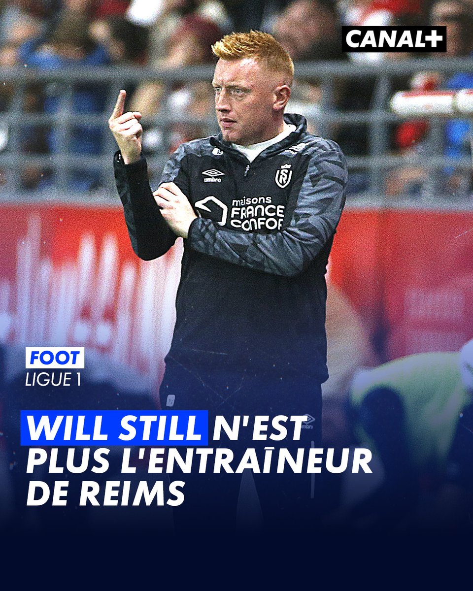 🚨 OFFICIEL : Will Still quitte le Stade de Reims d'un commun accord avec le club. Il se met en retrait de ses fonctions dès aujourd'hui et ne terminera donc pas la saison ❌
