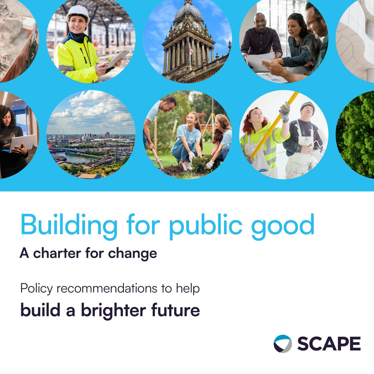 This week, we published 'Building for Public Good: A Charter for Change' outlining our recommendations to the central government. '. Our first recommendation outlines how we can achieve a brighter future. Read the first recommendation and download here: eu1.hubs.ly/H08V_2k0
