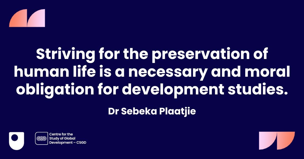 What are the possibilities for transformation in #Development and #DevelopmentStudies? Dr Sebeka Plaatjie proposed some principles to construct a theory of development and development studies of liberation in our last seminar. Watch the seminar replay: buff.ly/3UqrAHQ