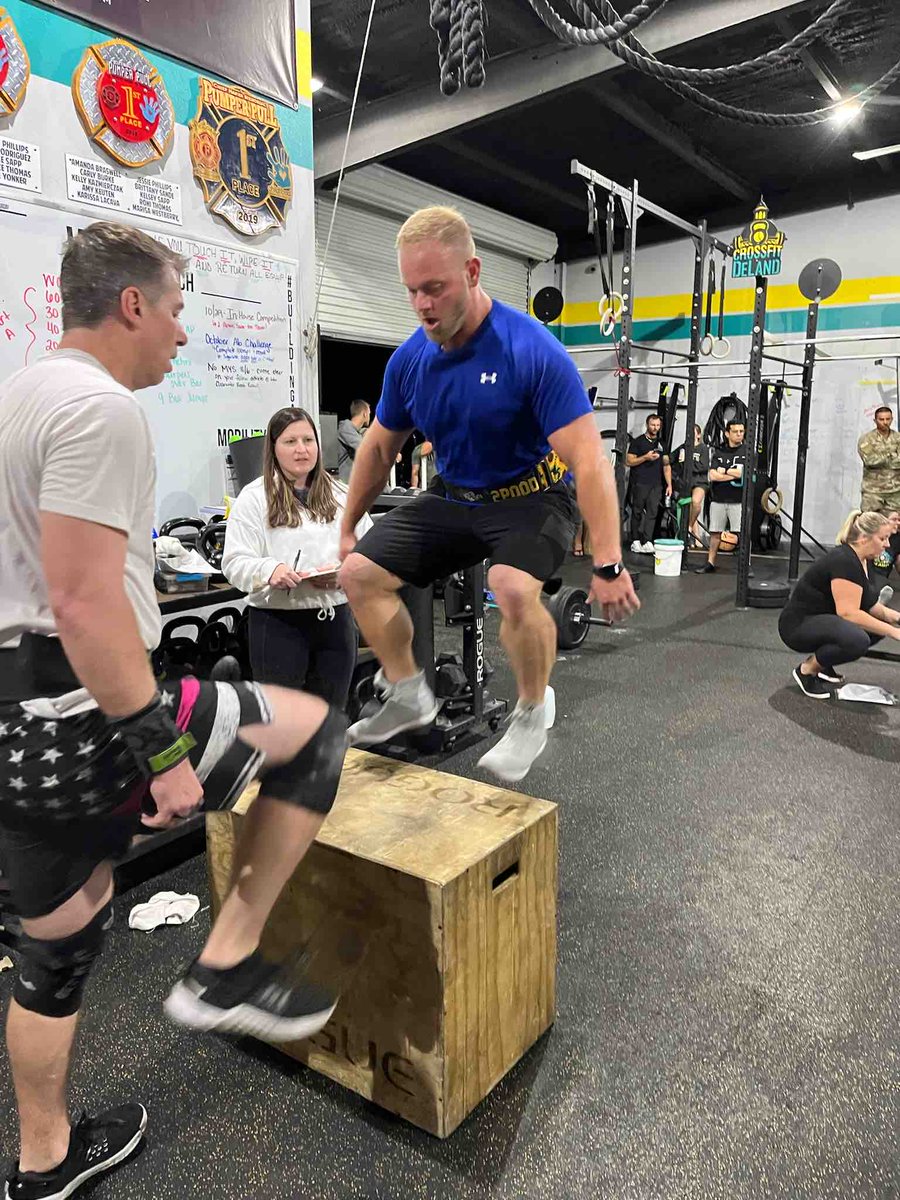 Here at CFD, it's never 'just' a workout--it's a good time with friends and making memories.

#CrossFitDeLand #BuildingAthletes #Exercise #WestVolusiaWellness #DeLand #Fitness #Gym