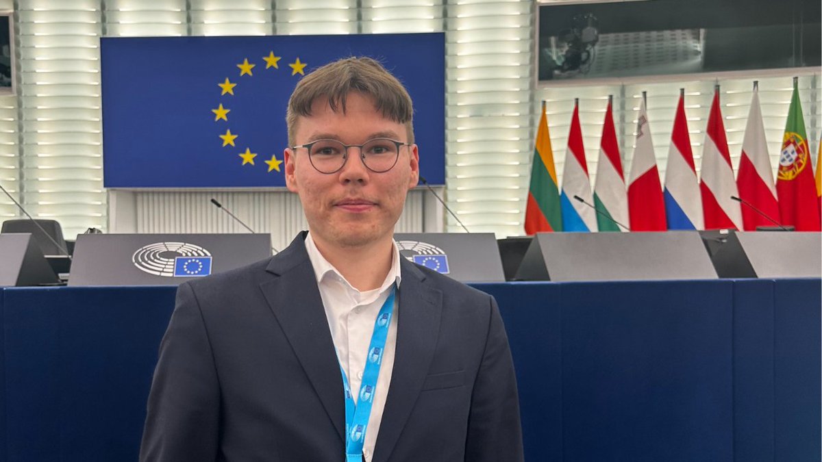 Throwback to #ESA24 w/ Aurora Student Council member Sören Daehn of @CBScph! 🎯Over 3 days, Sören worked with his panel on recommendations on reforms to the #EUenlargement process. Read how the student voice plays an impactful role👉🏼 i.mtr.cool/gmhqskcexy #Europeanuniversities