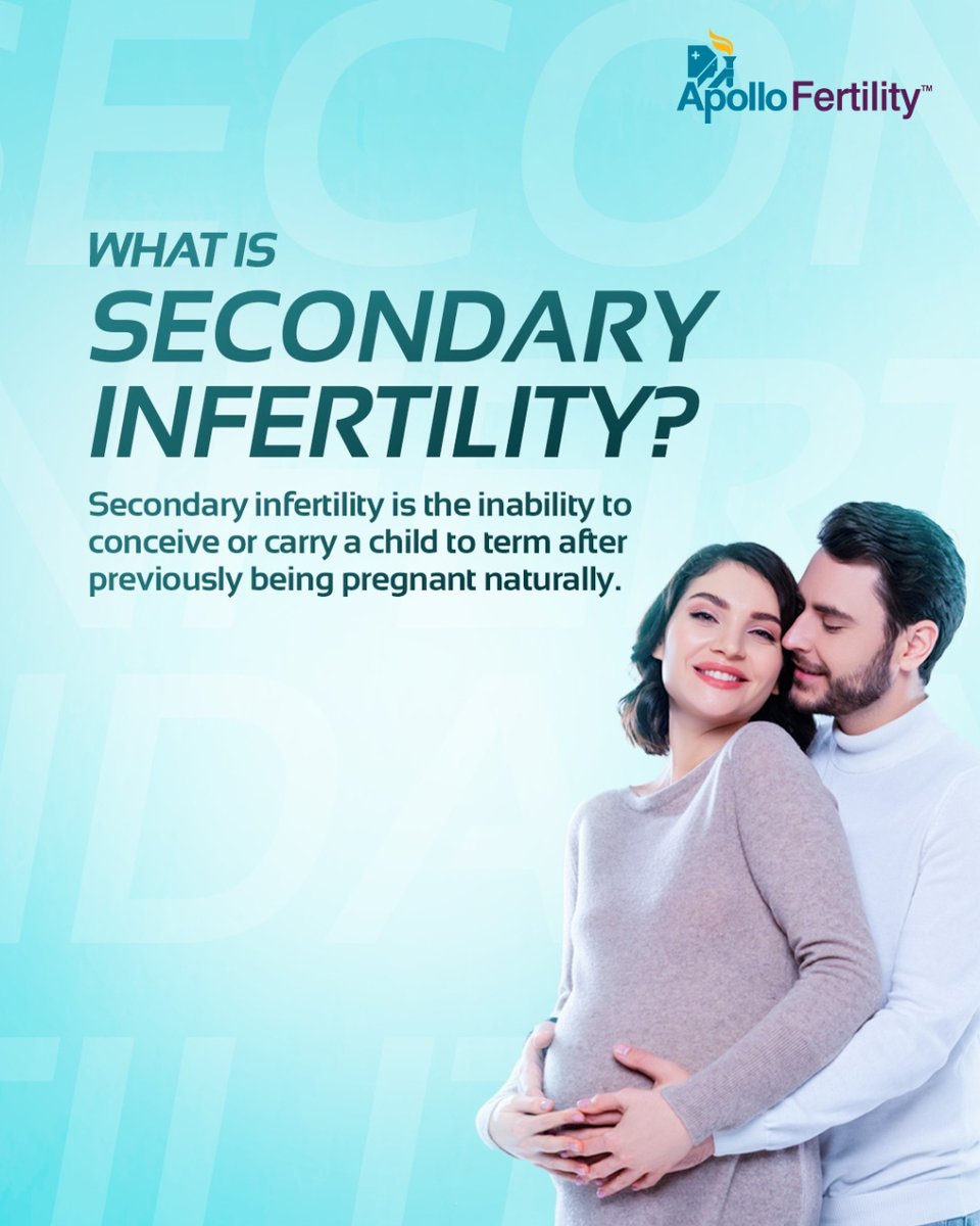 Curious about secondary infertility?
Learn more about this lesser-known condition with Apollo Fertility.

#apollofertility #scoreoverinfertility #secondaryinfertility #secondaryinfertilityawareness #infertility #journeytoparenthood #ivftreatment