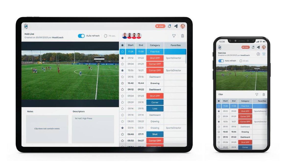 🏆𝐍𝐚𝐜𝐬𝐩𝐨𝐫𝐭 𝐇𝐮𝐛 𝐋𝐢𝐯𝐞🏆 Quick, easy live sharing that makes an immediate impact on any game. Hub Live provides live game data and videos for coaches, allowing them to improve decision making and adjust team strategy accordingly. More info: nacsport.com/blog/en-gb/New…